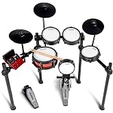 Alesis Nitro Pro - Elektronik Davul Seti, &Ccedil;ift B&ouml;lgeli Sessiz &Ouml;rg&uuml; Pedler, 500&rsquo;den Fazla Otantik BFD Sesleri, Bluetooth, Drum