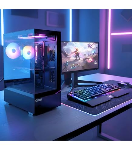 Gaming Desktop Assembled Core i7 850 | 24inch Monitor| PC for Home