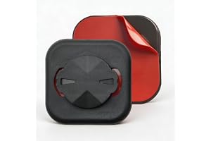 -fäste kompatibel med Garmin Edge, lätt 40 x 40 mm adapter, robust cykelhållare för GPS-karta, e-cykelväg, verktygsfri -montering på resan, säkert grepp