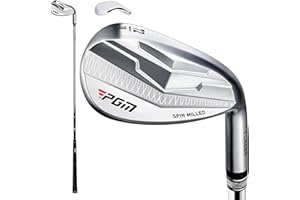 PGM Wedge – 72 degrés Premium Sand Wedge pour Homme et Femme – Texturé CNC – Bunker Buster Escape Bunkers et économisez des Coups Autour du Club de Golf Green-High Loft