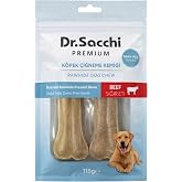 Dr.Sacchi Premium Sığır Etli Doğal Sığır Derisi Press Kemik Tahılsız K&ouml;pek &Ouml;d&uuml;l&uuml; 5&rdquo; 55-60 Gr 2'li