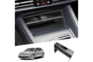 SHAOHAO Kompatibel mit VW Golf8 golf8.5 GTE GTI GTD R Life Style R-Line 2020-2024 2025 Ablagefach Mittelkonsole Auto Zubehör Organizer Aufbewahrungsbox Original Golf 8 zubehör