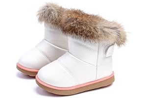 Vorgelen Bambine e Neonato Carino Stivali da Neve Morbide Fodera Calda Stivaletti Ragazze Inverno Scarponi da Sci all'aperto