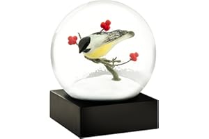 CoolSnowGlobes Schwarzkopfmeise Schneekugel