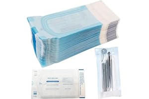 ZLXFT Bolsas de Esterilización Autoadhesivas,Bolsas de Esterilización,Bolsa de Esterilización Desechable,Bolsa Esterilización Profesional,Bolsa Autosellante para Esterilización para Herramientas Dentales