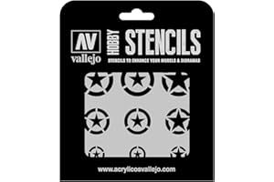 (VALST-AIR004) - AV Vallejo Stencils - USAF Marks 1:32, 1:48 & 1:72