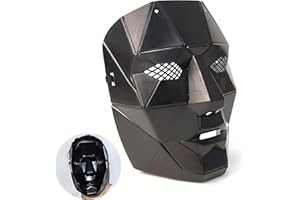 Omana Game Mask, Guard Costume Masked Man Game 2021, Halloween Party Cosplay Mask for adults, Horror Fun TV Show Character