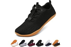 Geweo Zapatos Minimalista Barefoot Hombre Mujer Cómodas Zapatillas Barefoot Ligeras Zapatillas Deportivas Correr Trail Running Flexibles Zapatos Pies Anchos para Exterior Interio Unisex 37-47EU