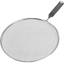 Couvercles Anti-Éclaboussures Graisse FISHSHOP - 2 Tailles (25cm Et 33cm) - Acier Inoxydable