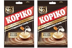 NASCHWERK Coffee Candy Cappuccino – 2 x 175 g Doppelpack – Kaffee-Bonbons mit cremigem Cappuccino-Geschmack – Original Coffee-To-Go Genuss