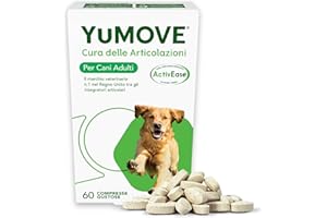 YuMOVE Joint Care Integratore Articolazioni per Cani tra 6-8 anni, 60 Compresse, Supporta la Mobilità e Rinforza le Articolazioni di Cani Adulti, con Glucosamina, Condroitina e Acido Ialuronico