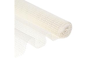 LUSEE Halkfri mattunderlägg 70 x 140 cm av PVC, nät under matta för mattor, lådor, hyllor, madrass, soffa, multifunktionell skärbar tvättbar