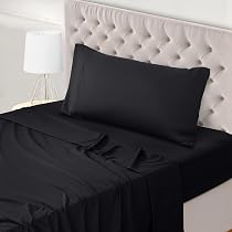 Utopia Bedding Set di lenzuola in microfibra 4 pezzi (beige, matrimoniale