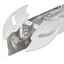 Pedane Passeggero Moto Per Harley Touring - In Alluminio CNC, Colore Nero - Foto 5