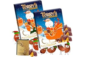 TJMOLTEN Chocolate Advent Calendar 2025 | Terry’s Chocolate Orange Advent Calendar – 2packs of 24 Delicious Chocolate Gifts for Kids Men Women - Terrys Chocolat Christmas Selection Box, Countdown year 2025
