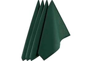 Sidorenko strofinacci cucina cotone 45x75 cm verde monochromatico - Set di asciugamani da cucina di alta qualità in 4 pezzi - Asciugapiatti Premium - stracci cucina in cotone per asciugare - verde