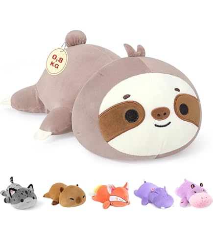 Chongker Pluche knuffeldier rode panda, 70 cm, rode panda, pluche dier voor volwassenen en kinderen, pluizig knuffeldier panda om te spelen, te verzamelen en te knuffelen, gezellig knuffeldier