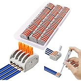CESFONJER 18 Piece Compact Cable Connectors, Quick Connector, Lever Nut Cable Connector (4 Port)