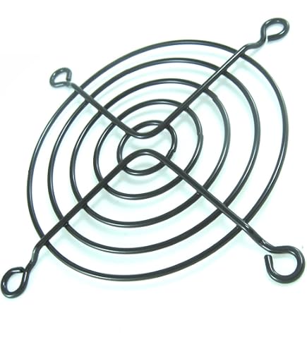 Kunststoff Lüftergitter 80x80 Mm Mit Filter – Passend Für PC-Gehäuse, HTPC, Netzwerkschränke