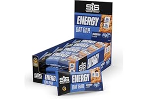Science in Sport Barre Énergétique à l’Avoine 70 g x12 Myrtille – Délicieuse avec 40 g de glucides et 10 g de protéines, snack idéal pour l’entraînement