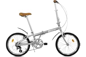 ‎FABRICBIKE FabricBike Klappfahrrad, Alu-Rahmen, Single Speed, klapprad 20 Zoll, Folding, klapp Fahrrad, Klapprad Erwachsene, Fabric Bike Folding Bike