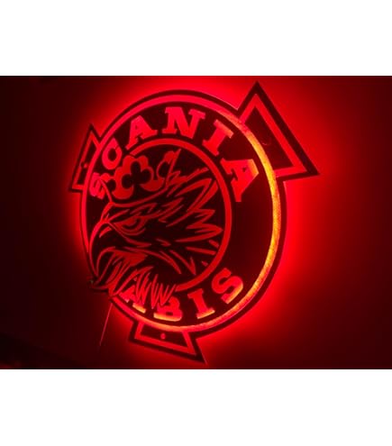 Scania Led-bord 100 x 25 cm met instelbare lichtopbrengst