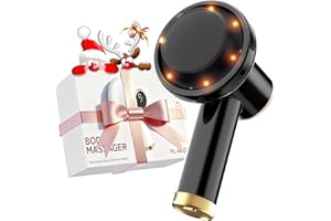 TJXVX Electric Cellulite Massager, Portable Body Sculpting Machine, Fat Remover, 8 Massage Heads, Cordless Handheld Massager for Relaxation, 1800mAh Battery, 9 Modes, Gift for Men Women, Black