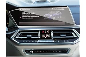 SXCY Verre Trempé pour BMW X5 G05 X6 G06 X7 G07 2022 Film Protection écran, 12,3 Pouces HD Transparent GPS Navigateur Film, 9H Dur/Anti Rayure/Anti Empreinte