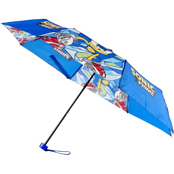 Ombrello Pieghevole PERLETTI Sonic Per Bambini 7+ Anni - Compatto, Antivento, Diametro 91cm, Blu - Foto 8