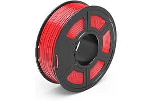 TECBEARS PLA Filamento de Impresión 3D, 1.75mm Rojo, Precisión Dimensional +/- 0.02 mm, 1kg Carrete, 1 Paquete