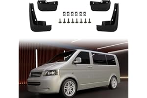 PSLER Mud Flaps Splash Guards mudguard No Drilling Required Car for VW Transporter T5 T6 Caravelle Multivan 2008-2020 Accessories(Pack of 4)
