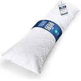 Utopia Bedding Padded Body Pillow 40x145cm White | Soft polyester filling, soft cover, versatile, easy care
