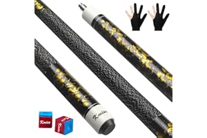 Kmise Queue-Set, 18–21 oz Professionelles Billardqueue aus kanadischem Ahorn, Neuer verbesserter Griff, 4 Farben optional, Queue Wird mit Kreide und Handschuhen geliefert