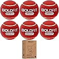 Boldfit Tennis Ball for Cricket Soft Tennis Cricket Ball Hard Cricket Tennis Ball Tennis Balls for Tournament Street Match Lawn Tennis Ball Tennis Ball for Tennis Court Soft Tennis Ball 6 Pcs