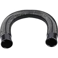 Kalitec Druckschlauch 38mm schwarz 62cm lang I Saug-Druckschlauch 38mm schwarz I Anschlussschlauch 1 1/2 Zoll I…