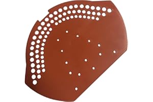 Haus & Dach 2 x Plastic Ridge End Disc, Brick Red