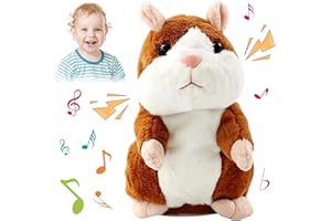 KOIROI Giocattolo parlante per criceto parlante, criceto parlante ripetuto, divertente per bambini, criceto, peluche interattivo, regalo di compleanno per ragazzi, ragazze e bambini