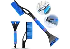 2-in-1 Eiskratzer Auto mit Besen, Eiskratzer Auto mit Schneebesen, 2 in 1 Schneebesen Auto Eiskratzer mit Eisbrecher Funktion