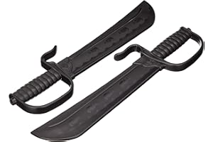 ‎DEPICE DEPICE Messer Wing Chun Schwerter Hartkunststoff (Paar), schwarz, W-BFHP, uni