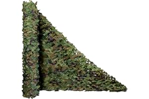 ‎FOUSAM Fousam Tarnnetz Camouflage Netz, für Jagd, Sonnenschutz, Militär, Armee, Geburtstagsfeier, Autodeckung, Gartenzaun