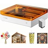 xTool M2 10W Closed Laser Engraver Class 1 with CMYK Printer and Dual Camera Ideal for engraving and cutting wood, leather an