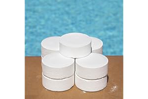 YODEN 5 in 1 Chlortabletten für Pool, Pool Cleaning Tablet,Multifunktions Pool Chlortabletten,Kalkvermeidung,Wird zur Reinigung von Schwimmbadwasser verwendet，Der Pool Ist Klar und Sauber(200g*4Pcs)