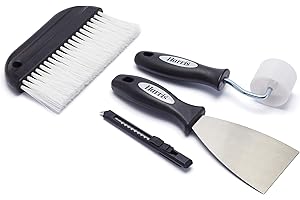 Harris 102054007 Seriously Good Kit, cepillo para colgar papel, rodillo de costura para pelar, 1 cuchillo para recortar papel pintado