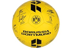 ‎DORTMUND Borussia Dortmund BVB Unterschriftenball 2025/26, signiert, gelb, Größe 5