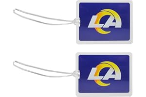Siskiyou Sports NFL unisex Vinyl Luggage Tag, 2pk