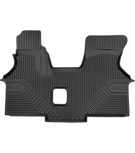 Tappetini Auto In Gomma Beige Per VW Passat 3C B6/B7 (2005-2014), Kit 4 Pezzi Con Clip