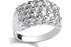 OLD ENGLISH JEWELLERS Sterling Silver Keeper Ring - sizes M to Z - SOLID 925 SILVER - MEN'S OR LADIES - Large sizes