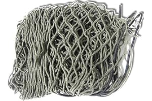 IAPYX Hillfield® Filet de sécurité pour remorque 125 x 210 cm extensible jusqu'à 200 x 300 cm Livré avec 20 boutons ronds de fixation Vert