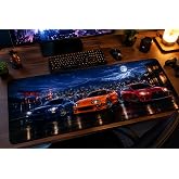 Kuzey's Store B&uuml;y&uuml;k Boy 90x40 XXL Mouse Pad Kau&ccedil;uk Kaymaz Alt Taban Yumuşak Kumaş Oyuncu MousePad Bilgisayar ve Diz&uuml;st&uuml; Noteb