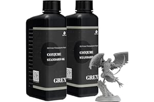 Chitu Systems 2kg Conjure Standard Upgraded Resin 3D Printing Resin, High Precision 405nm Standard UV Light Curing Photopolymer Fast Curing Resin for LCD/DLP 3D Printer (Slate Grey,2kg)